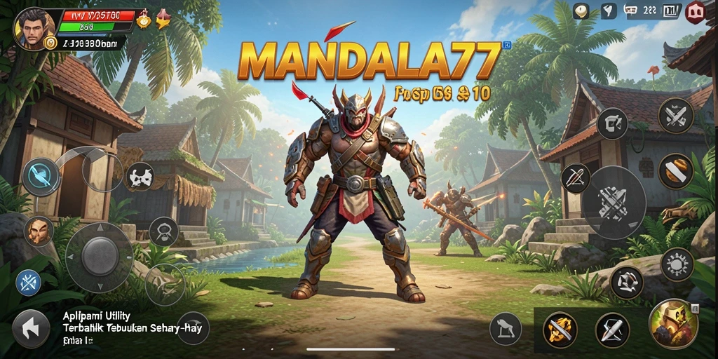 Tampilan antarmuka MANDALA77 yang modern dan user-friendly.