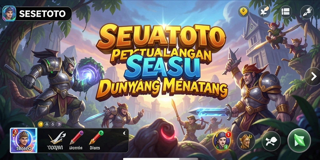 Tampilan gameplay SESETOTO yang penuh tantangan dan keindahan.
